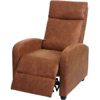 Mendler Fernsehsessel HWC-F76, Relaxsessel Sessel Liegesessel, Liegefunktion verstellbar Stoff/Textil