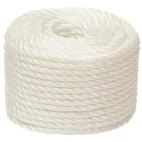 VidaXL Arbeitsseil Weiß 12 mm 25 m Polypropylen