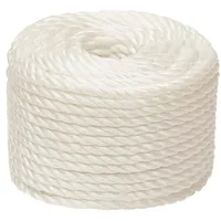 VidaXL Arbeitsseil Weiß 14 mm 50 m Polypropylen