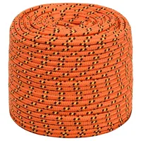 VidaXL Bootsseil Orange 10 mm 500 m Polypropylen