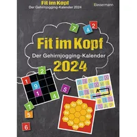 Bassermann Verlag Fit im Kopf - der Gehirnjogging-Kalender 2024.