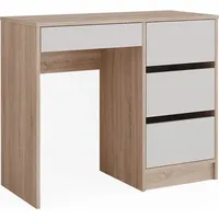 Vicco Schreibtisch Sherry, 90 x 40 cm mit Schubladen