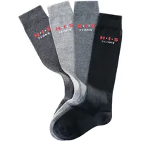 H.I.S. Kniestrümpfe H.I.S, Kinder, Gr. 19-22, grau (schwarz, anthrazit,