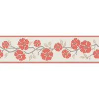 Ascreation A.S. Création Borte selbstklebend Blumen 5 m x