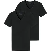 SCHIESSER V-Shirt »"95/5"«, (2er-Pack), mit tiefem V-Ausschnitt Schiesser 000-schwarz