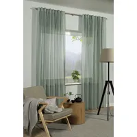 GARDINIA Gardine »GRS Schal Zen Silence mit Gardinenband«, (1