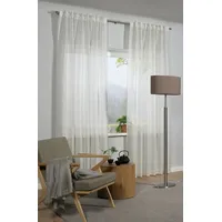GARDINIA Gardine »GRS Schal Zen Silence mit Gardinenband«, (1