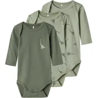 NAME IT NBMBODY 3P LS GREEN DINO NOOS (Packung,