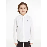 Tommy Hilfiger Kids Oxford Langarmhemd - White - 16