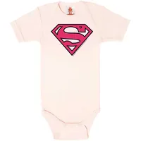 LOGOSHIRT Body "DC - Superman Logo (Pink)", Jungen, Gr.