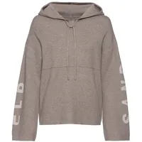 ELBSAND Hoodie Damen taupe Gr.36/38