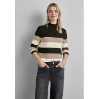 STREET ONE Damen Gestreifter Pullover - 34