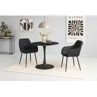 Hela Essgruppe HELA "MOSEL", schwarz (marmoroptik schwarz matt, anthrazit,