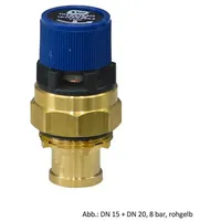 SYR Sasserath MSV-Austauschpatrone 2116, Rohgelb, Ansprechdruck 8 bar, für