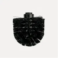 Möve WC-Reinigungsbürste MÖVE "Ersatzbürstenkopf Black & White", schwarz, H:10cm,