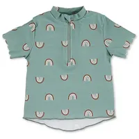 Sterntaler Kurzarm-Schwimmshirt Regenbogen grün, 74/80