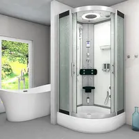 SeniorBad Duschkabine Dusche D58-60M0 Komplettdusche Fertigdusche 100x100 cm