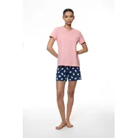 MEY »SCRIBBLED Dots Damen, Schlafanzüge Deep marine), M(40) -