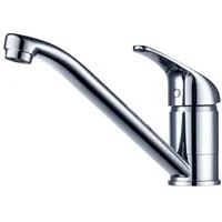 Tuganna Niederdruck Spültischarmatur Küche Wasserhahn 360° drehbar Spülbecken Einhebelmischer