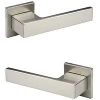 HEXIM Designer Türgarnitur, Zimmer Türgriff WC / Bad Aluminium