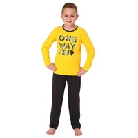 Normann Pyjama langarm und - 74125 in gelb |