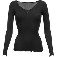 NINA VON C. Damen-Unterhemd, langarm schwarz | 38