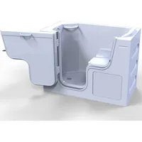 Hak Handelsagentur Koch SERENITY Sitzbadewanne mit Tür 130 x