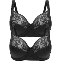 FELINA 2er Pack Bügel BH in schwarz schwarz |