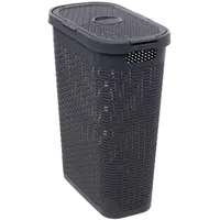 5five simply smart 5five - schlanker abfallbehälter rattan 40l