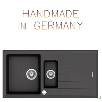 Victory Granitspüle Victory S1000.40 - gray, ab 60er Unterschrank,