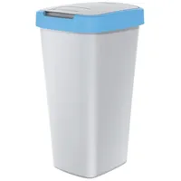 KEDEN Compacta Q Mülleimer mit Schwing- und Klappdeckel 25L