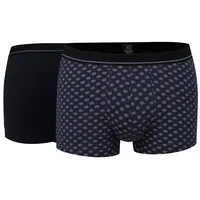Bugatti Boxershorts Rom (2-St) ohne Eingriff, knitterfrei und langlebig