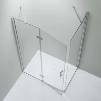 Bernstein Duschkabine Bernstein DX403 Eckdusche 8mm Nano Echtglas Tür