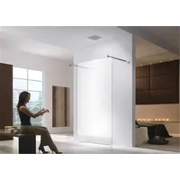 Glaszentrum Hagen 28x200cm Freistehende Dusche 2x Halter