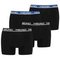 Head Boxershorts Head Basic Boxer 4P in Black/Black Blue