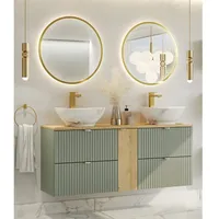 Lomadox NEWPORT 3-tlg. Schilfgrün mit Eiche