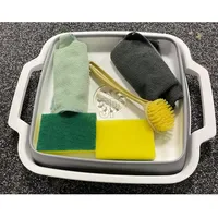 Hti-Living Reinigungsset 6-teilig mit Spülschüssel,