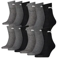 Puma Short Crew Sportsocken 12-Pack grau mix - 47-49