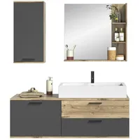 Xonox.home Mason 4-tlg. Nox Oak / Basalt grau