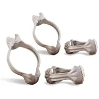 Loberon Raffhalter 4er Set Clip, romantischer Look, liebevoll ausgearbeitete