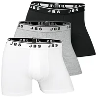 Jbs 3P Organic Cotton Boxer Tights Schwarz/Weiß Ökologische Baumwolle