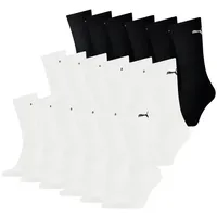 Puma Sportsocken Regular Crew Socken Sport 18-Pack 12 weiß/