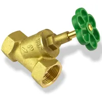 PUTEUS Messing 3/4 Zoll DN20 Schrägsitzventil Absperrhahn Freistromventil