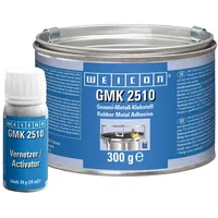 WEICON GMK 2510 Kontaktklebstoff, extra starker 2K Gummi-Metall-Kleber, 0,32