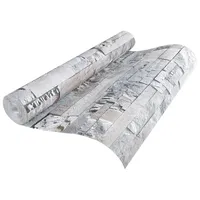 VidaXL Vliestapete 3D Steinoptik Grau und Braun 10x0,53 m