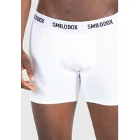 SMILODOX Herren Boxershorts 3er Pack Farry Weiß WEISS M