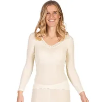 NINA VON C. Damen Langarm-Shirt Wool Silk 29 470