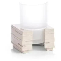 Hti-Living Zahnputzbecher "Schiefer", Polyresin, beige Zahnputzbecher "Schiefer", Polyresin, beige