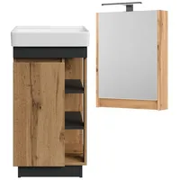 Planetmöbel Nyx 2-tlg. Wotan Eiche/Anthrazit