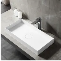 Bernstein - Aufsatzwaschbecken TWA112 Mineralguss Weiß matt 80cm